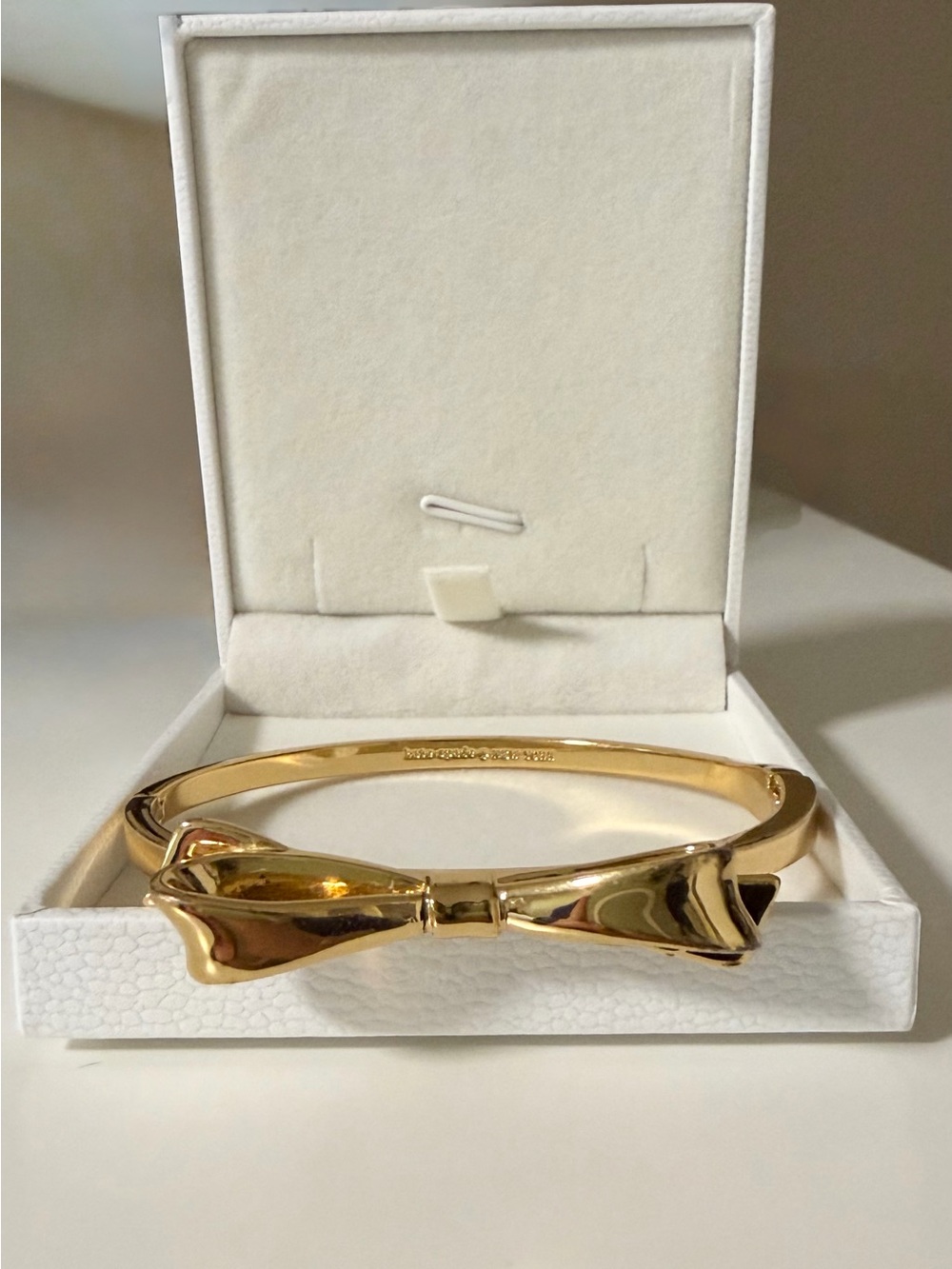 kate spade Gold Bow Bangle Bracelet